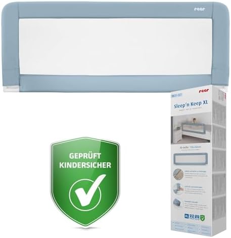 Reer Sleep'n Keep, Rausfallschutz fürs Babybett, 150 cm Länge für Betten von 180-210 cm Länge