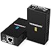 Produktbild VEDINDUST HDMI Extender 1080p 60m (196ft) HDMI over Ethernet auf RJ45 Übertragung auf Cat5e Cat6 Cat7 HDMI RJ45 Extender unterstützt Full HD 3D HDCP PS4, PS5, Sky, Xbox, HDTV Reader