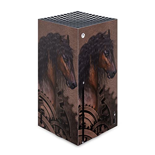 Skin Xbox Series X Simone Gatterwe autocollant vinyle motif cheval steampunk par Head Case Designs