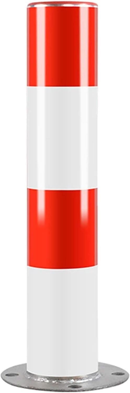 Rhllvj One Color Parking Railings Safety Posts For Parking Steel Parking Bollards For Vehicle Driveways Parking Cones (600X114mm)