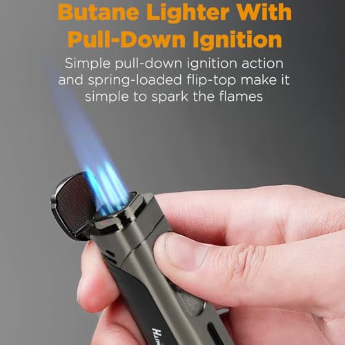 Encendedor de llama cuádruple a gas butano Hammersmith miniatura 5