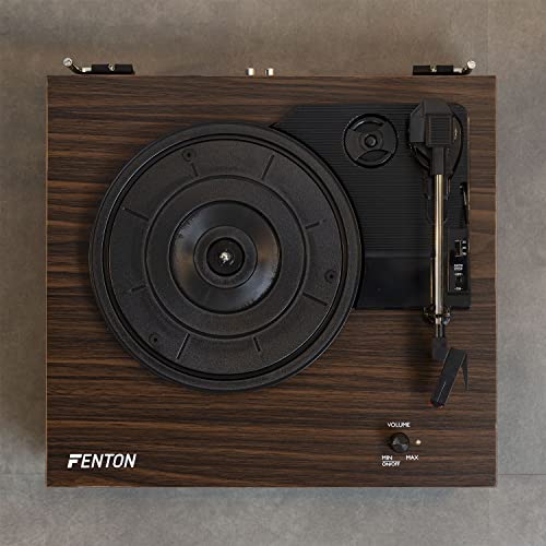 Fenton RP112D Platine Vinyle Bluetooth à 3 Vitesses – Bois foncé, Tourne Disque avec Haut-parleurs intégrés, adaptée… - Les Beatles, Paul McCartney, John Lennon, RIngo Starr, George Harrison Fenton RP112D Platine Vinyle Bluetooth à 3 Vitesses - Bois foncé, Tourne Disque avec Haut-parleurs intégrés, adaptée… – Image 5
