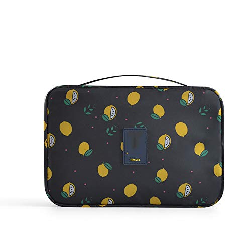 Trousse De Toilette Suspendue Duleylv – Noir, 25x20x9 Cm, Avec Crochet Et Poignée, étanche