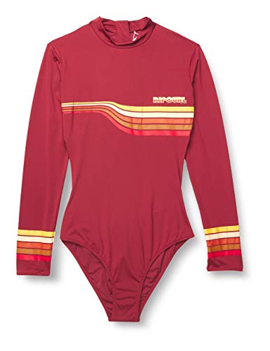 Rip Curl Junior's One Piece Swimsuit, Maroon, M