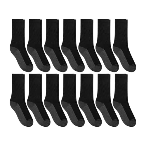 Image of Hanes Men's Socks, X-temp Cushioned Low Cut Socks, 12 & 14 Pair Packs
