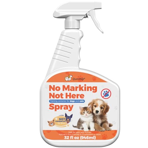 Qucship 32oz Say Goodbye Dog Wrong Marking Spray Indoor & Outdoor, A Must-Have for Dog Owners to...