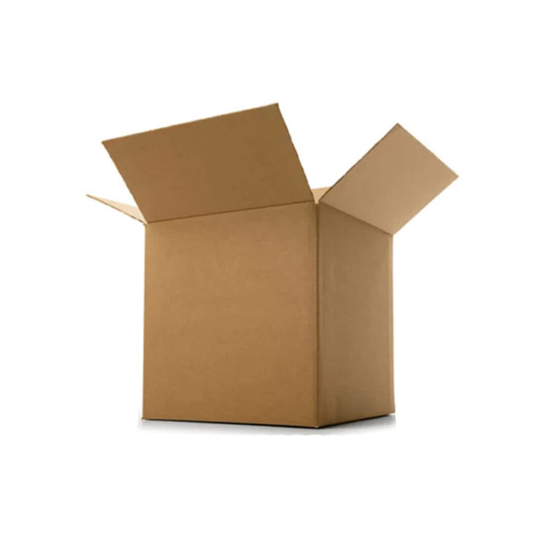 Strong Cardboard Storage Boxes for Posting Small & Large Parcels ━ Moving Bulk Gifts, Single Wall Eco Friendly Shipping Cartons, Corrugated Boxes (6x6x6 ━ 152x152x152mm, Pack of 200)