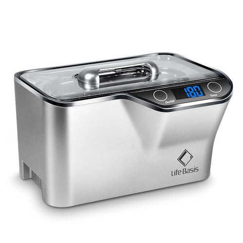 Preisvergleich Produktbild LifeBasis Ultraschallreinigungsgerät - Brillenreinigungsgerät 600ml Digitaler Ultraschallreiniger Ultraschallgerät zahnschiene 42KHz Ultraschall Ultrasonic Cleaner für Brille Schmuck Uhren Pinsel 50W