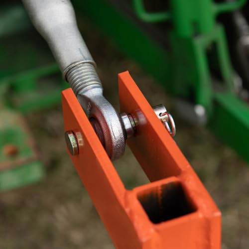 UA Category 1 3-Pt Orange 2-in Receiver Hitch Made in USA Adapter for Farm Equip - Thumbnail 7