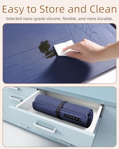 image for SKPAND Silicone Electric Warming Mat for Food 3-Temperature,Food Warme