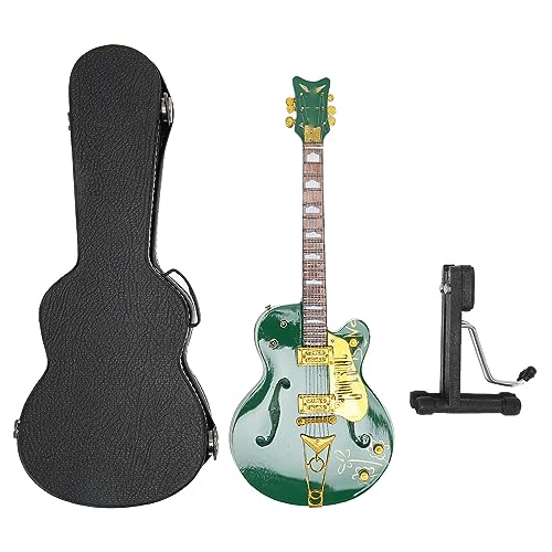 Tyenaza Guitarra Miniatura, Modelo de Guitar de Madera de 10 Pulgadas, Modelo de Guitarras Eléctrica en...