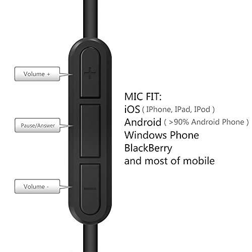 Geekria QuickFit Audiokabel met microfoon compatibel met Skullcandy Hesh 3, Hesh 2, Crusher, Grind koptelefoon, 3,5 mm… - Afbeelding 4