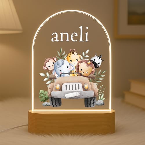 Image of Acrylic Customized Name LED Lamp Personalized Night Light with Name Custom Gift for Anniversary Home Decor for Men Birthday Gift Kids Friend Return Gift Kids Birthday (Design 9)