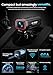 AKEEYO-710Pro EIS Motorcycle Camera, 4K28FPS 20MP WiFi Dash Cam, IP66 Ultra HD Waterproof Motorcycle Helmet Camera, 142° Wide Angle View Night Vision with 64GB Card, G-Sensor, Parking Mode