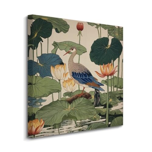 Toile murale moderne maison et bureau : impression sur toile rustique 40,6x40,6 cm