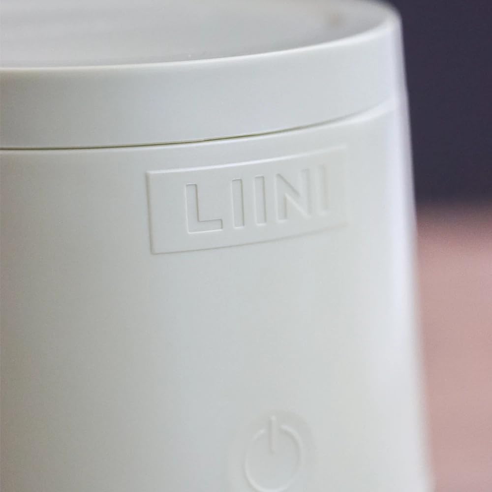 LIINI 4.0 PRO podgrzewacz do butelek z akumulatorem, 75 W, oliwkowy – IP66 odporny na kurz i wodę strumienną, 4 stopnie 37/40/45/50°C, akumulator 15 000 mAh, w podróży i w domu, kabel USB-C aluminiowy
