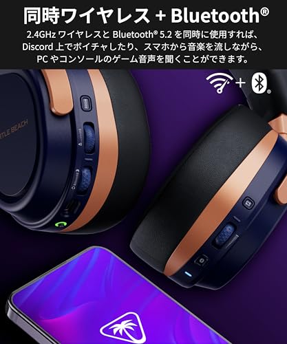 undefined 【Amazon.co.jp限定】【APEX ALGSスポンサード】TURTLE BEACH ゲーミングヘッドセットStealth 700 Gen 3 XB マルチプラットフォーム コバルト ワイヤレス ドングル2個 2.4G/Bluetooth 同時 Xbox/PS5/PS4/PC/Steam Deck対応 60mm マイク AIノイズキャン 80時間持続【メーカー保証2年+代理店保証6ヶ月】 の商品画像 5