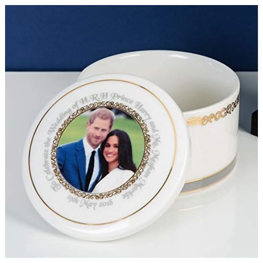 Royal Hochzeit New Bone China Schmuckkästchen