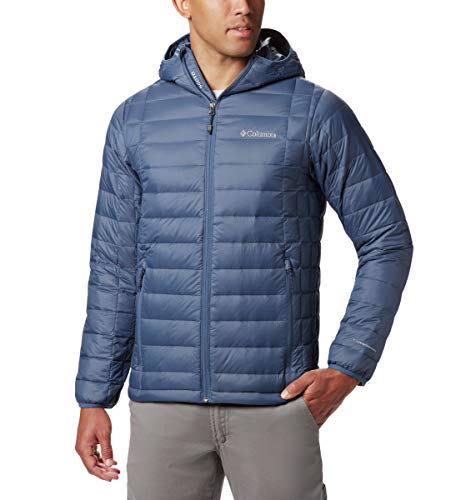Columbia Men's Tall Big Voodoo Falls 590 TurboDown Hooded JKT, Dark Mountain, 3X
