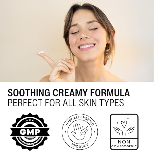 Elara Beef Tallow for Skin - Grass-Fed Whipped Tallow Balm - Face & Body Moisturizer with Sweet Almond Oil - Lightweight Skin Moisturizer for Sensitive Skin - 4 Oz