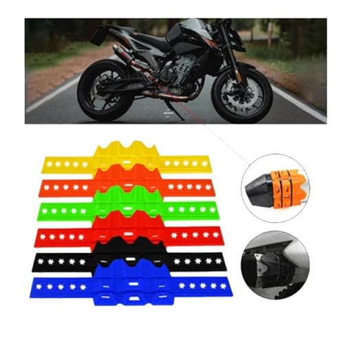 Cubierta de escape de motocicleta para rutas de enduro y cross en terrenos difíciles 5