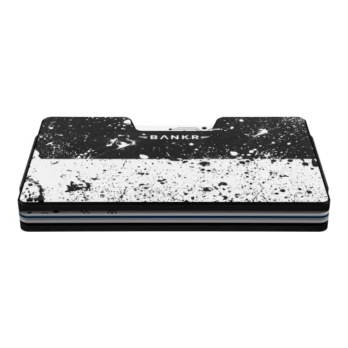Bankr Minimalist Mens Wallet With Money Clip | Slim Travel Wallet Aluminum | Credit Cards Holder And Money Organizer With Rfid Blocking Wallet For Men, Compact Style (Splt Art) #TOP7