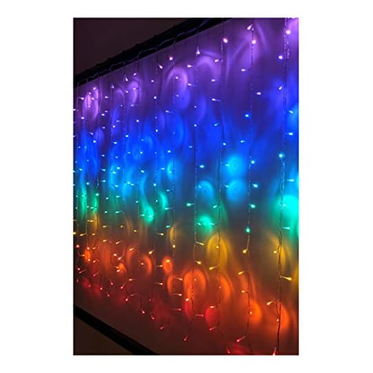 Something Unicorn - LED String Curtain Lights with Dimmer Switch for Teen Room, Girls Room, College Dorm, Nursery, Kids Room Décor. Perfect for Unicorn, Fairy & Rainbow Decoration. (Standard Version)