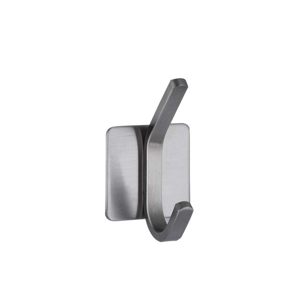 DXTFDHB Self Adhesive Hooks, Towel Hook Stainless Steel, for Bathroom, Kitchen and Home, No Drilling Required(8 pack)