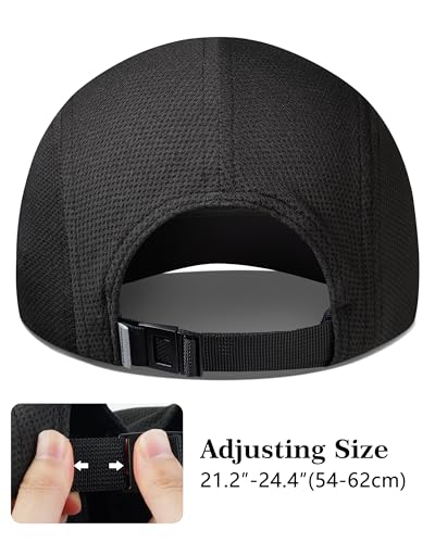 Image of GADIEMKENSD Running Hat Performance Mesh Hat, Excellent Ventilation, Lightweight, Reflective Design, Anti-Glare