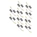 Aexit 20 Pcs Electric Motors Spare Part Electric Drill Motor 15mm x 8mm x 5mm Fan Motors Carbon Brushes