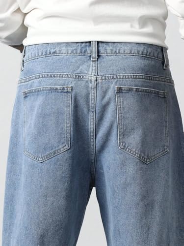 Image of TAGAS Men Relaxed FIT Denim Jeans | Loose Jeans for Men | Mens Baggy Fit Denim Jeans Pant | MDJ-22