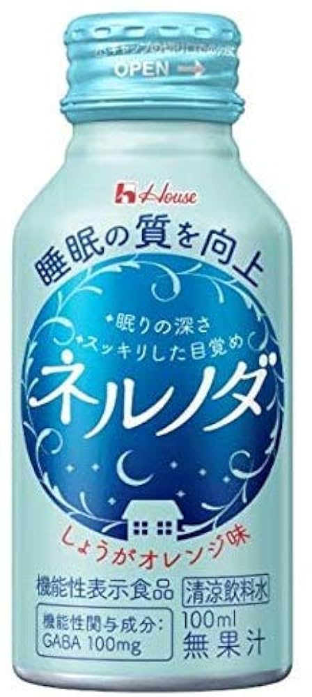 ネルノダ　ドリンクタイプ　100本 ハウス ネルノダ ( 100ml*6本入 )/ 睡眠の質向上 目覚めスッキリ