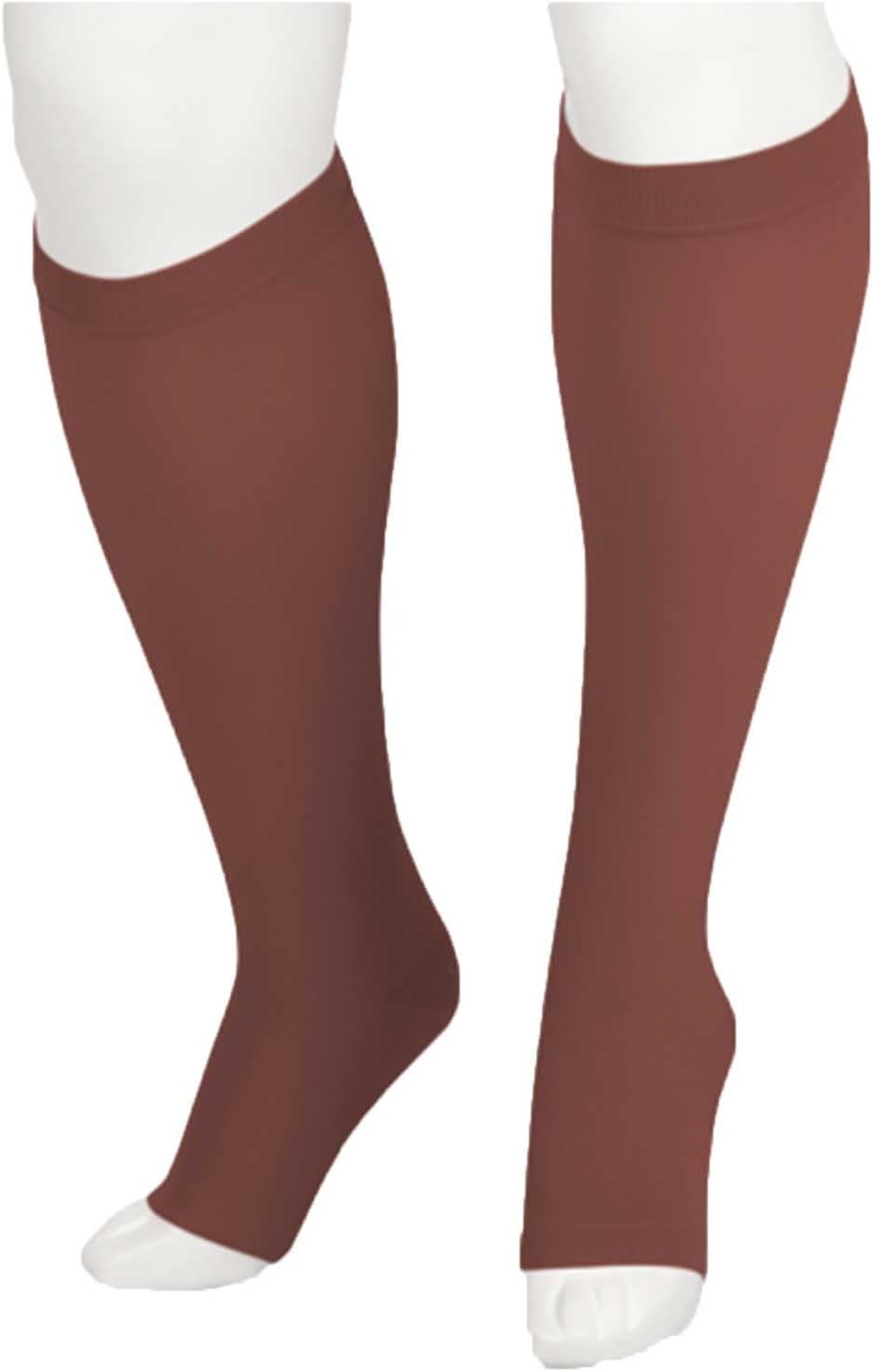 Juzo Soft Knee High 20-30 mmHg Full-Foot Compression Socks (3, Beige)