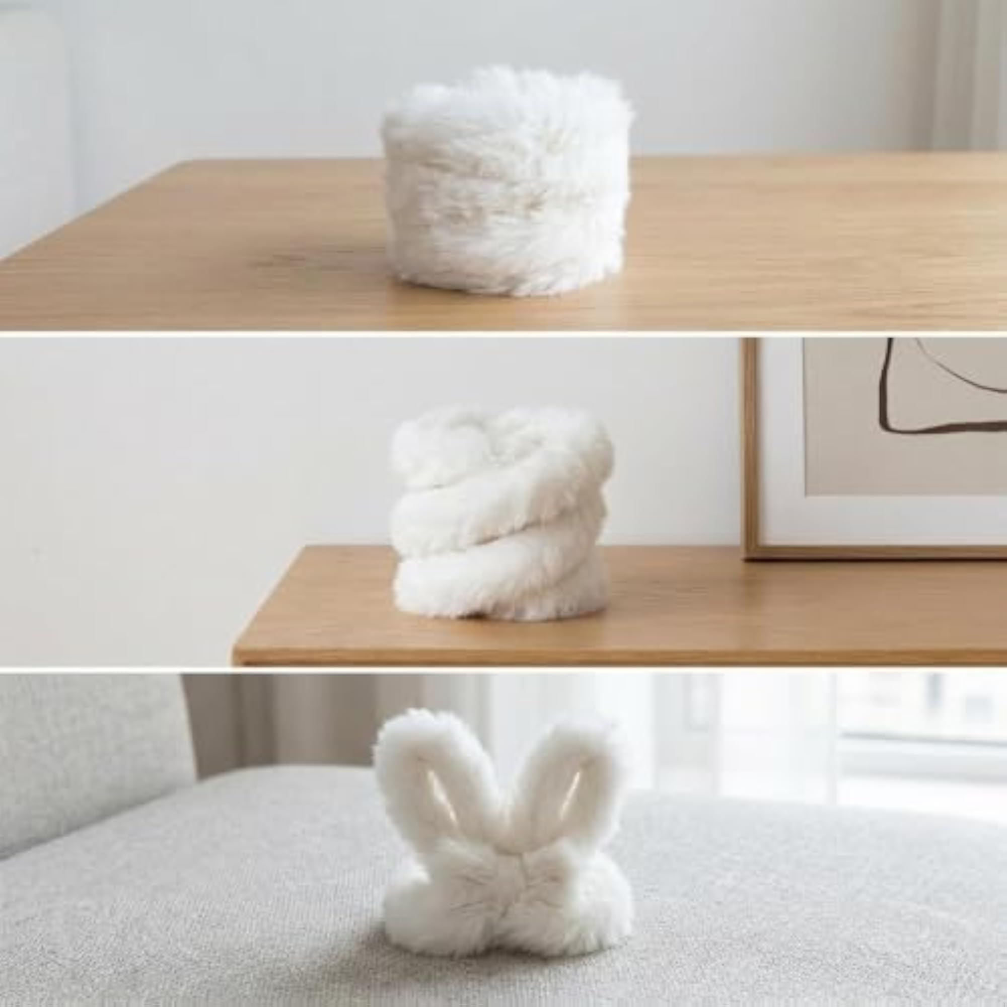 20mm Thickened Rabbit Hair Chenille Stems, DIY Craft Material