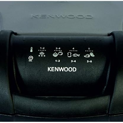 Kenwood 0WHG210002 HG210 Kompaktes Grillrost, abnehmbare Antihaftplatten, 3 Positionen, Öffnung 180 Grad… – Bild 5