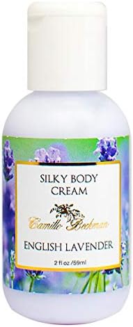 Camille Beckman Silky Body Cream, English Lavender, 2 Ounce