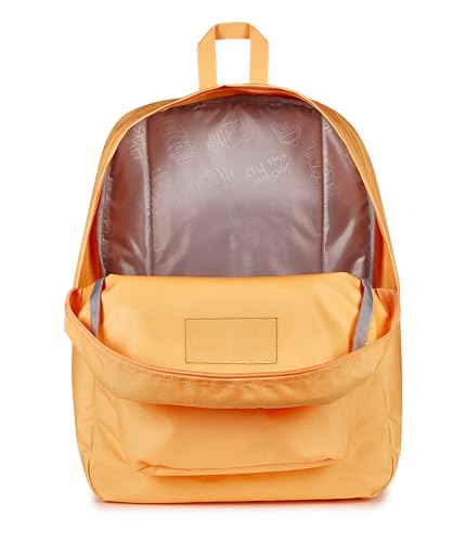 Image of JanSport SuperBreak One Backpack - Durable, Lightweight Bag with 1 Main Compartment, Front Utility Pocket with Built-in Organizer, Premium Backpack, Orange Soda