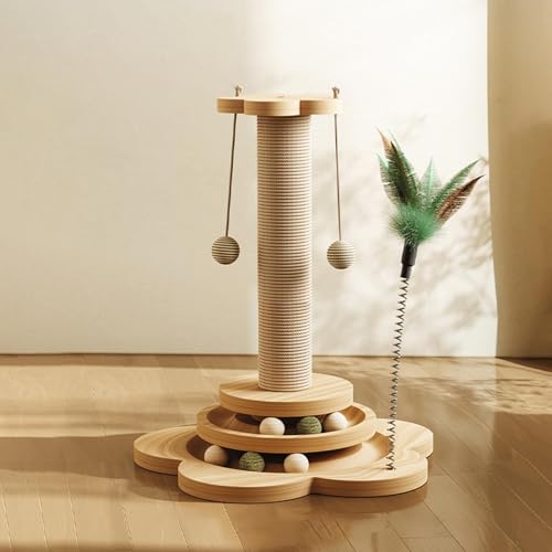 Jouet à gratter pour chatons en sisal robuste et finitions soignées - 3