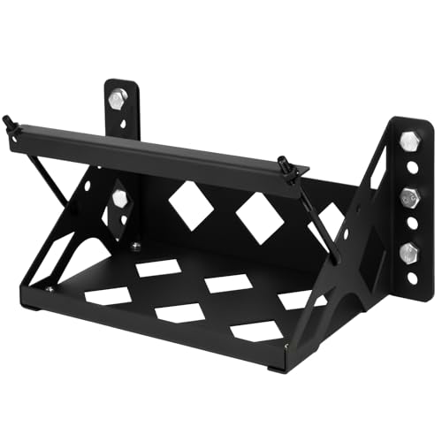 PIHIL Metal Steel Battery Mounting Trays Bracket Bolt-in Battery Tray