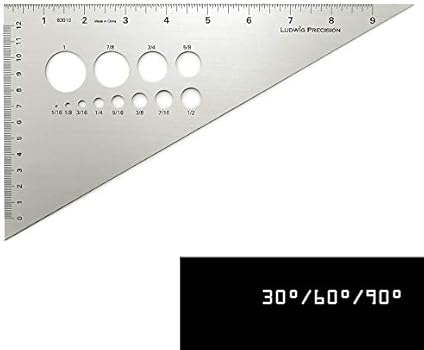 Amazon Com Ludwig Precision 10 30 60 90 Degree Aluminum Drafting Triangle 010 Office Products Amazon Com Ludwig Precision 10 30 60 90 Degree Aluminum Drafting Triangle 010 Office Products