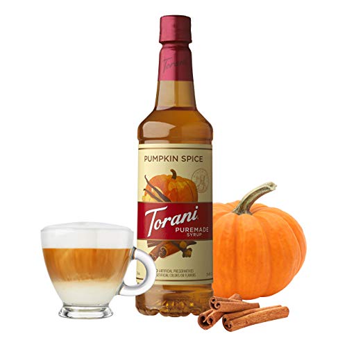 Image of Torani Puremade Syrup, Pumpkin Spice, 25.4 Ounces (Pack of 4)