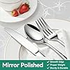 49-Piece Stainless Steel Silverware Set with Cutlery Organizer, Service for 8 with Steak Knives and Kitchen Utensils #4