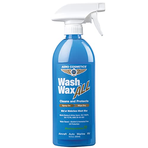 Wet or Waterless Car Wash Wax 16 Fl. Oz. (2-Pack) Aircraft Quality for your Car, RV, Boat, Motorcycle. Anywhere, Anytime, Home, Office, School, Garage, Parking Lots.