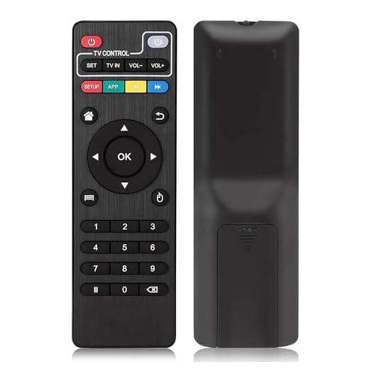 LAIVIYA Box Android, Mando Android, Android TV Box Mando a Distancia, Mando para TD Systems, Compatible con H96 Pro, V88, Mxq, Z28, T95x, T95z Plus, Tx3, X96 Mini, Android TV Box, Smart TV Box