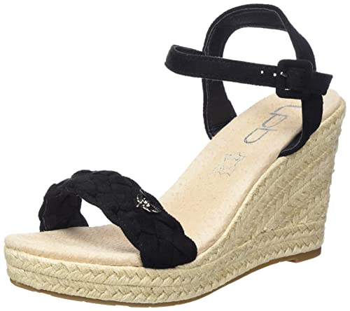 LPB LES PETITES BOMBES Dorra, Compensees Femme, Noir Suedine, 39 EU Cover