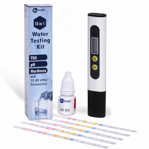 Image of Bepure 18 in 1 Water Testing Kit with TDS, pH, Chlorine and 14 More Parameter Testing | Instant Water Quality Result