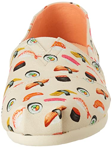 Image of TOMS Women's Alpargata Print Loafer Flat, Sushi Natural, 11