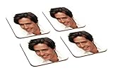  Hugh Grant Young Lot de 4 sous-verres en bois