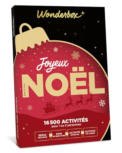 Wonderbox - Joyeux Noël Émotion - Coffret Cadeau - Idée