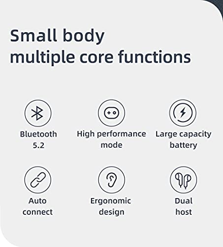 Image of erjigo TWS + Earbuds Hook 2Pin Connector with Mic Support /30 Hours Playback,KZ-AZ09 HD Bluetooth5.2 Ear Hook Compatible with 0.75 /0.78mm Pin Earphones /Headphones /Headsets for Sports (B Pin)